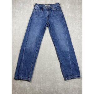 Levis 94 Baggy Jeans Womens 25 Blue High Rise Straight Loose Leg Denim W25 L31